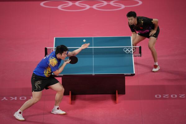 Table tennis hotsell table size olympics